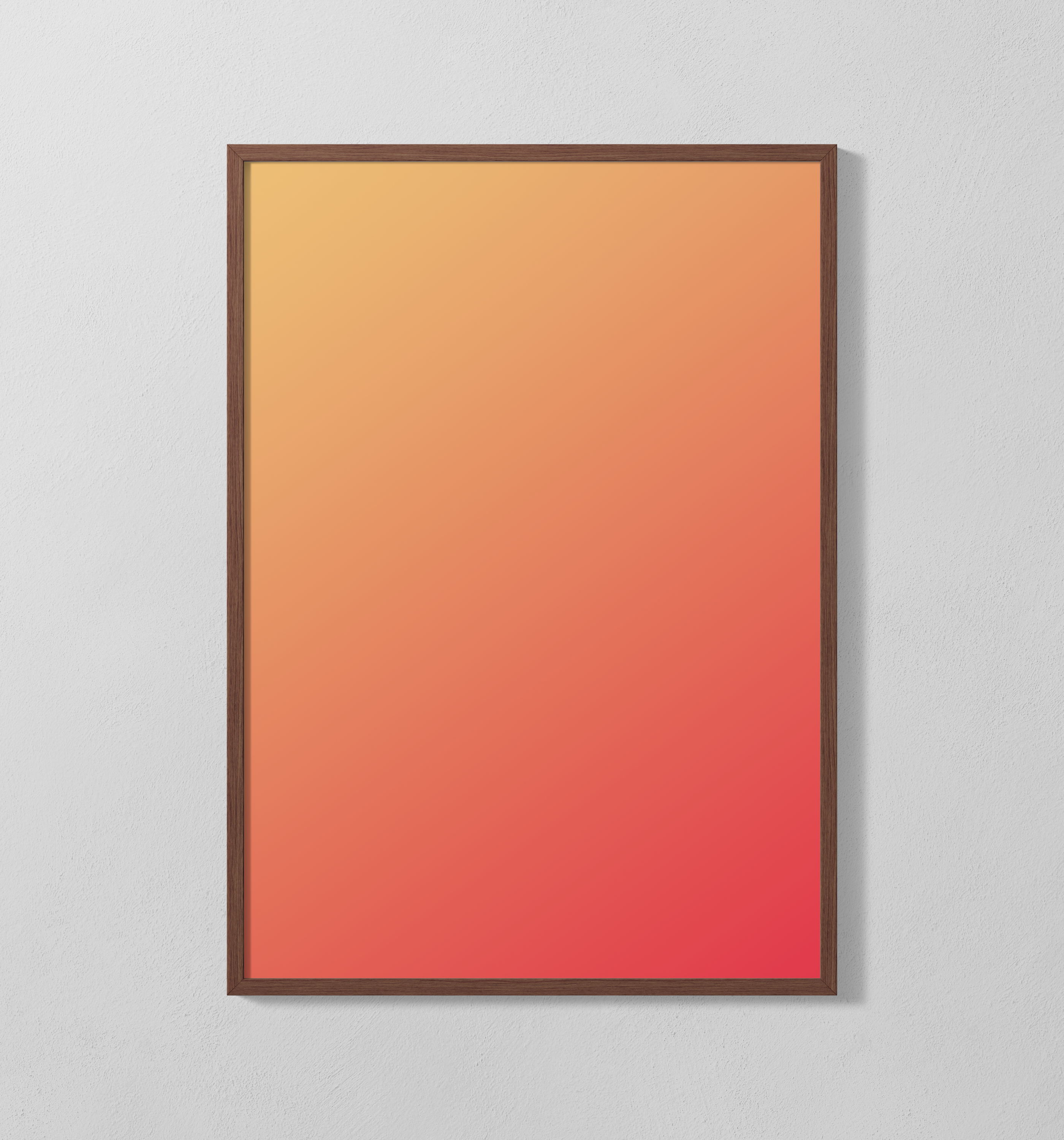 Orangener Farbverlauf | Poster